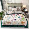 Leka Cotton Four-piece Sheets Were Sleeve Pillowcase Set 1 Light Luxury 1.5 Meters 1.8 Bed Supplies Home Textile