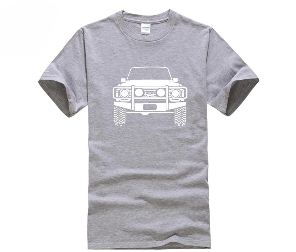 Unisex černé tričko Patrol Gq Y60 4WD 4x4 Auto Tištěné Ležérní Tričko