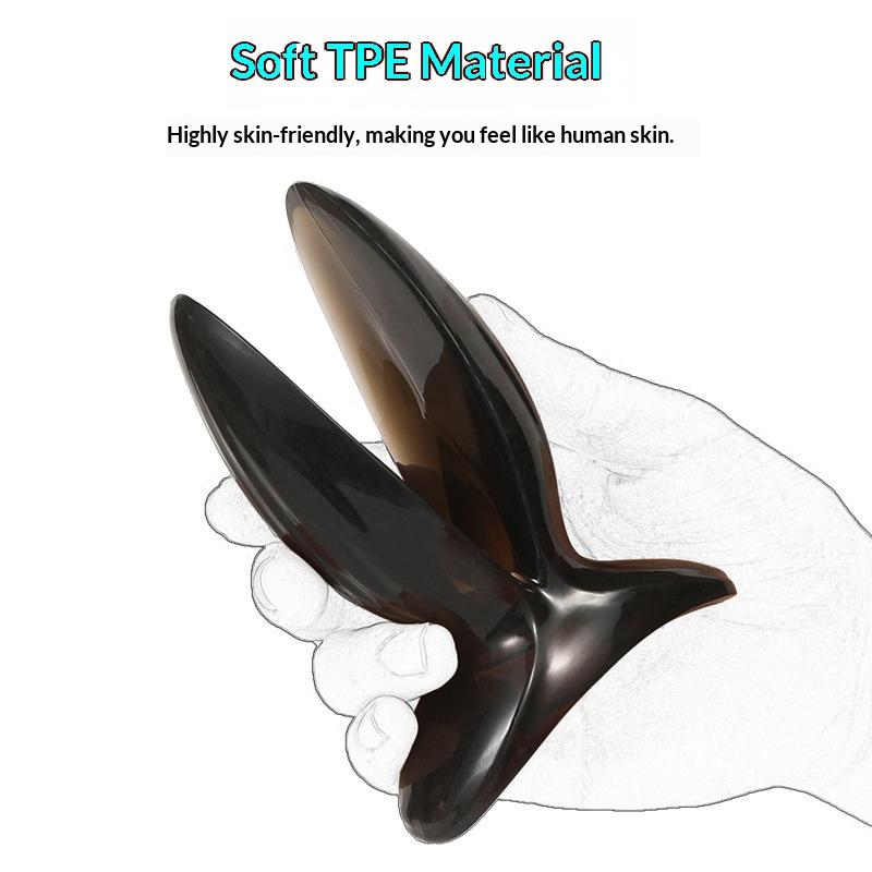 Peep Hole Butt Plug Scissor Head Hollow Anal Plug Hollow Anal Dilator Silicone Vagina Plug Man Prostate Massager Enema Sex Toys