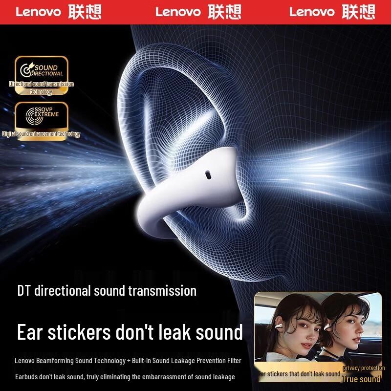 Lenovo TC3308 Wireless Open-Ear Clip Headphones