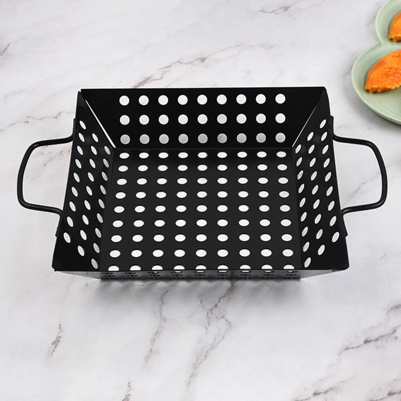 Non-Stick Grill Plate Rust Resistant Grill Pan Barbecue Plate Grill Accessories X3UC