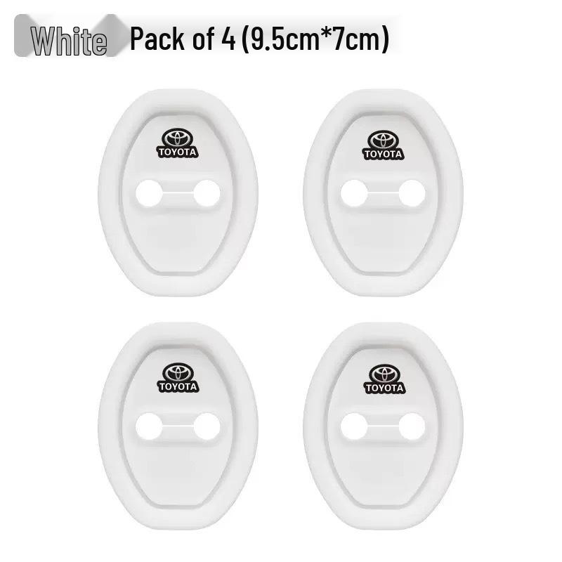 Universal Silicone Car Door Lock Protection Pad - Sound Reduction & Shock Absorption for Select Models