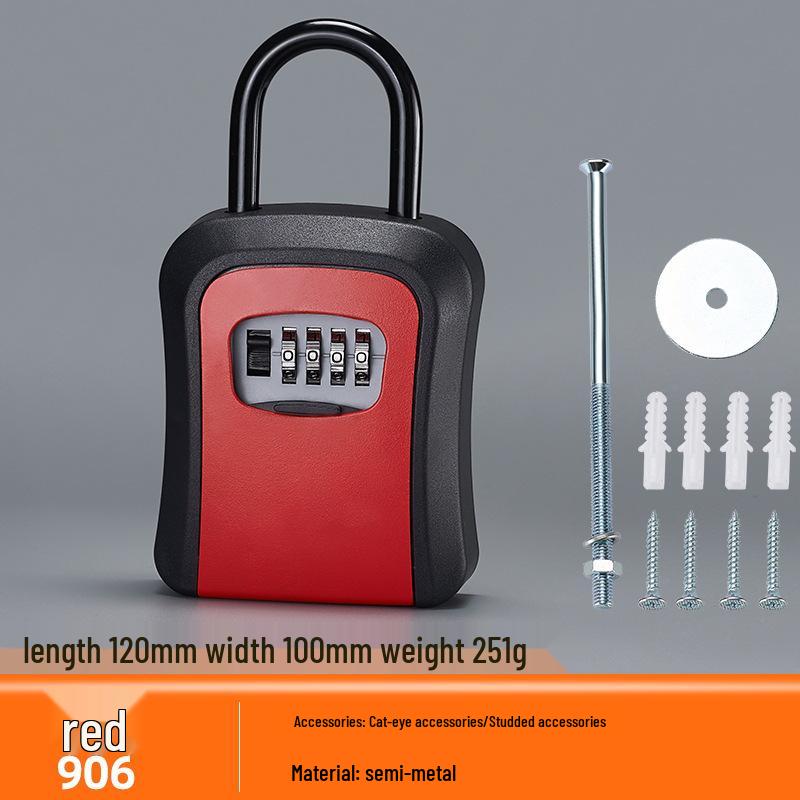 Anti-Theft Password Key Box for Doorway and Construction Site