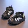 Students Sports Sandals Thick Soft Kids Sneakers Non-slip Hollowed-out 2025 Summer New Children Running Shoes Mesh Breathable
