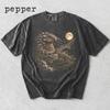 Daspletosaurus Howling To The Moon Shirt, Dinosaur Lover Gift, Moonlit Dinosaur Tee, Unique Dinosaur Shirt, Comfort Colors Shirt