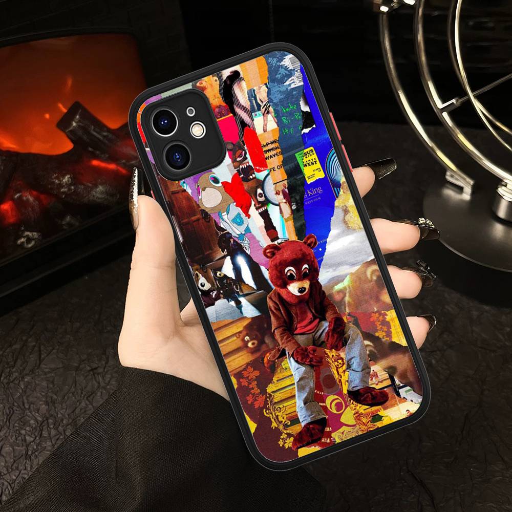

Rapper Kanye West YE For IPhone Air 16 15 14 Plus 13 12 11 Pro Max Matte Cover Jelly Shockproof Phone Case iphone 15 plus