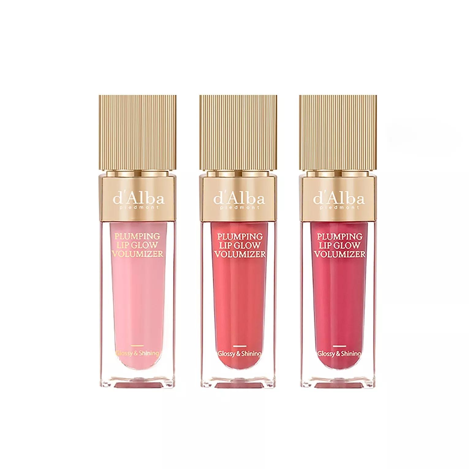 

d Alba Plumping Lip Glow Mood Volumizer 5ml (3 Options) 01 Feeble Pink