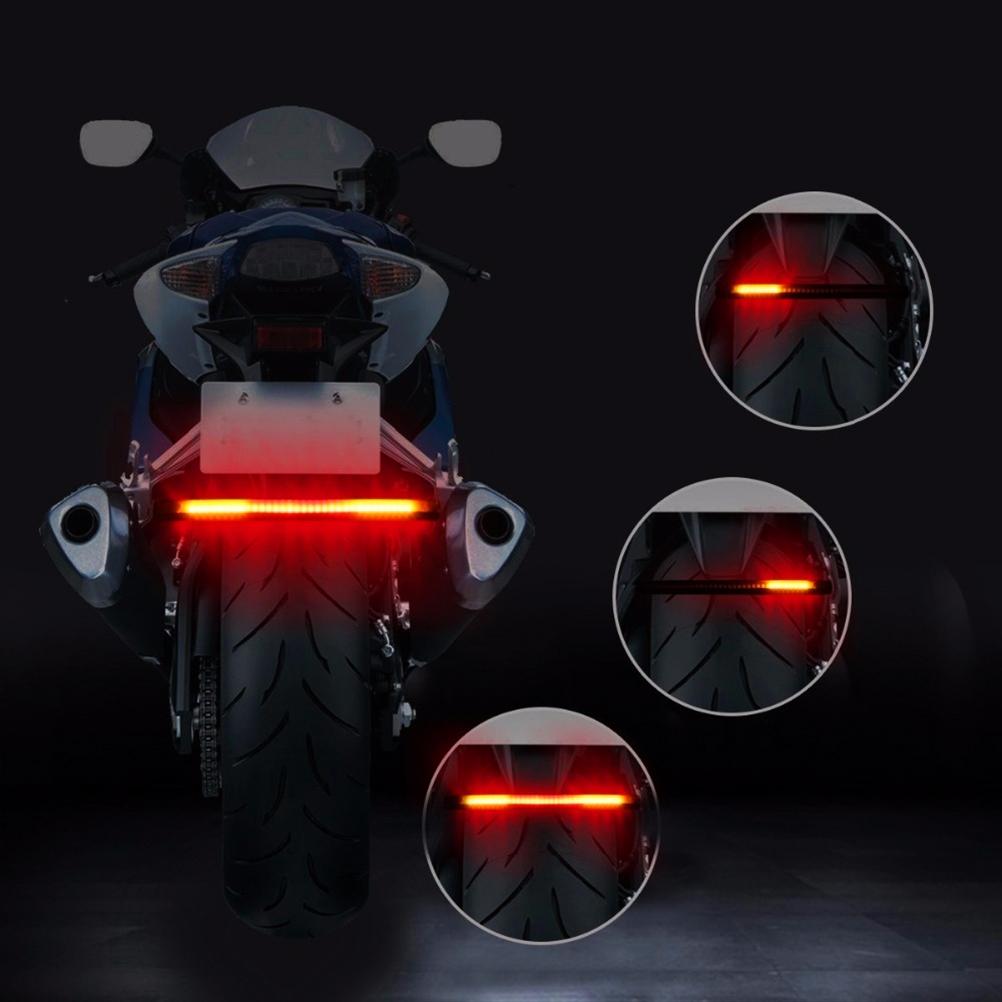 48SMD LED Motorcycle Light Strip For Taillight Brake Light Turn Signal Lamp
