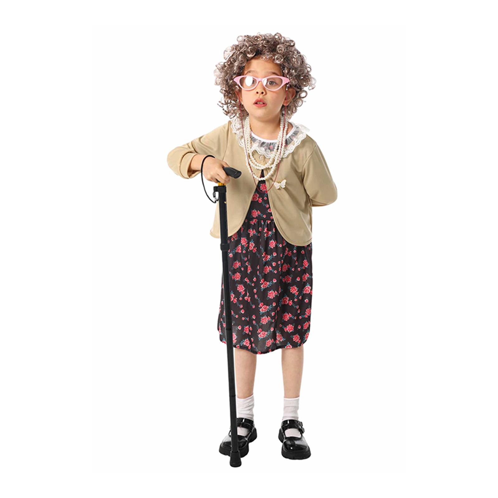 

Bai Tian Tian Xue Ri Grandpa Grandma Children s Performance Costume Cosplay Costume World Book Day Performance Costume L