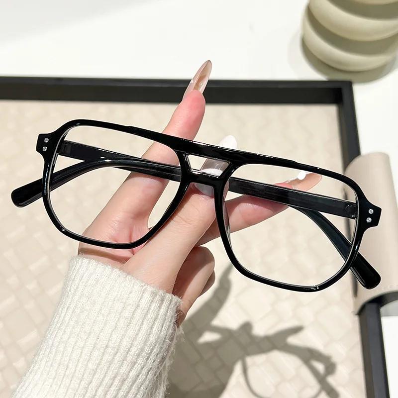Fashion Cat Eye Men Women Photochromic Plastic Blue Light Blocking Spectacle Eyeglasses Frame Female Unisex Computer Eyewear