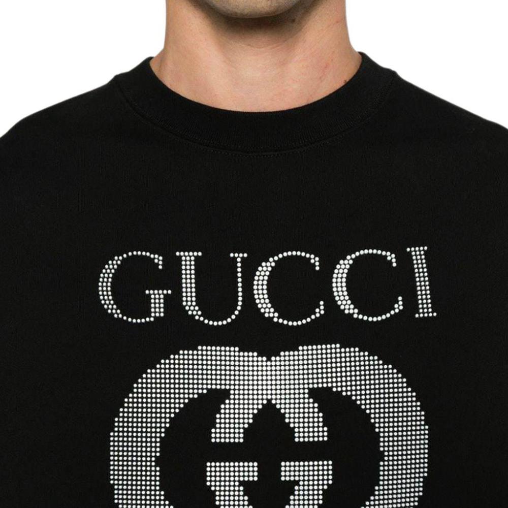 GUCCI Logo Embellished Crewneck Sweater 784413-XJGQC-1043