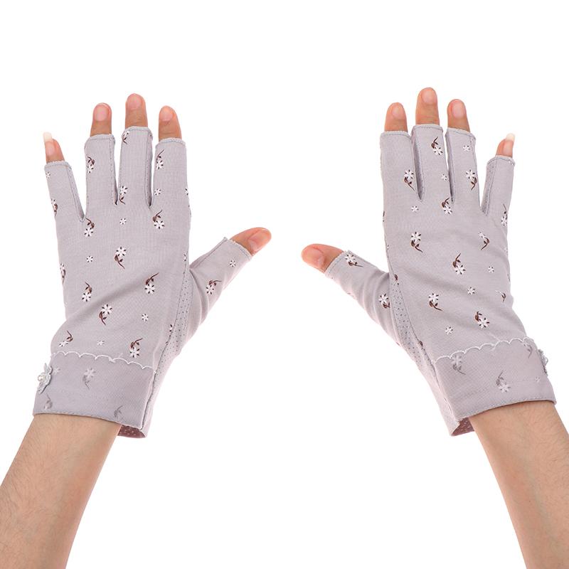 1 Pair Anti Uv Nail Gloves Uv Gel Shield Glove Fingerless Manicure Nail Art Tools Led Lamp Nails Dryer Radiation Hand