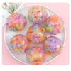 Stress Relief Ball Toy Children's Vent Grape Ball 6.0 Pattern Beads Colorful Beads Decompression Vent Ball Squeeze Pinch Fun