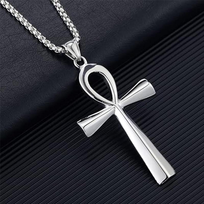 Golden Cross Unisex Titanium Steel Necklace Pendant