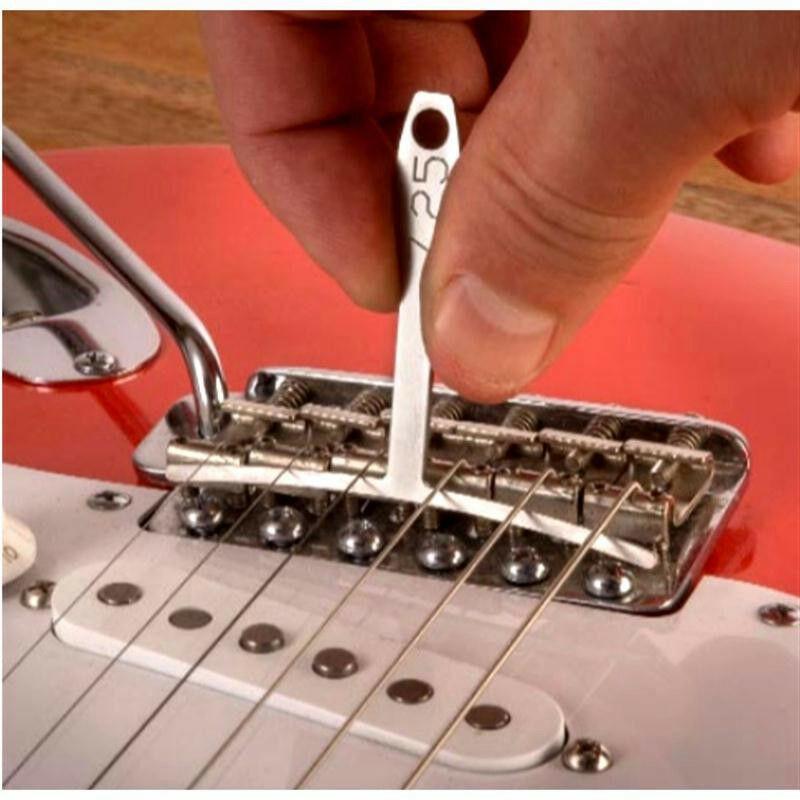 9pcs Guitar Spoke Gauge T-Shape Ruler Fingerboard Measure Luthier Tool Neck Arc Adjustment Measure Caliper
