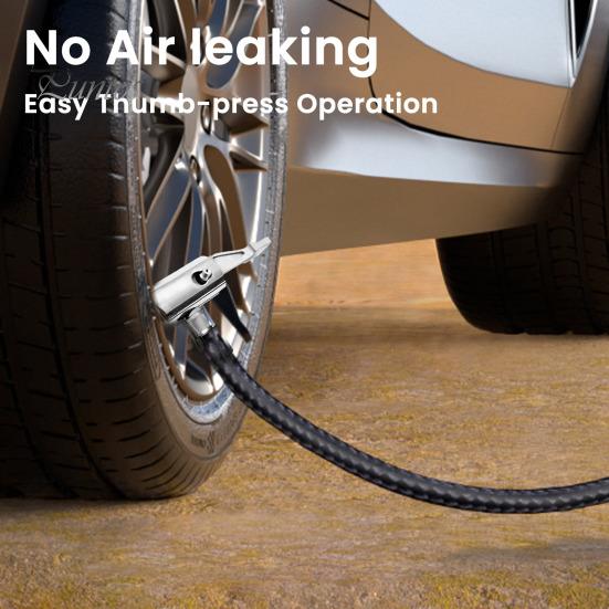 Locking Air Pump Fitting Hose Adapter 90 Degree Connector Zinc 90-degree Alloy Tire Inflator for Cars Motorcycles Bicycles