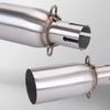 Motorcycle Modification Exhaust Pipe Exhaust Middle Section 28-45mm Adapter 51mm Exhaust Section Non-destructive Install