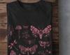 Moth Shirt, Mushroom Shirt, Pastel Goth Clothing, Grunge Clothing, Cottagecore Shirt, Alt Clothing, Dark Academia,Luna Moth, Mall Goth