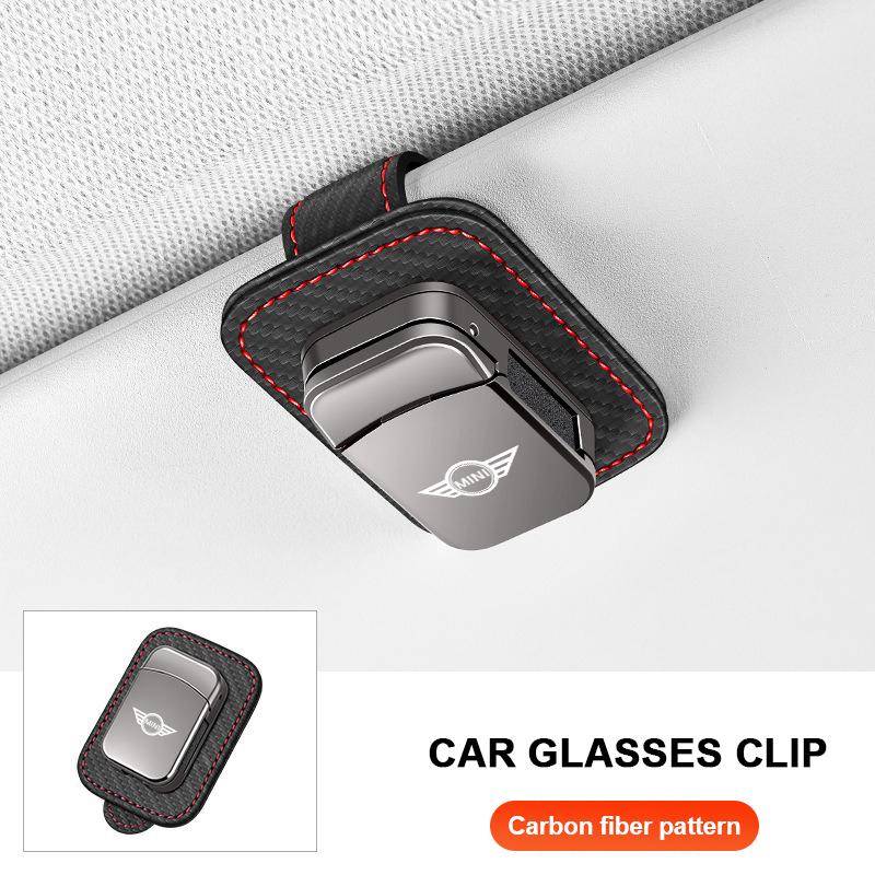 In-Car Eyeglasses Organizer Universal Sunglasses Holder Clip Multifunctional Auto Accessory For BMW M5 M4 M3 F20 F40 F22 F30 E90 JR9