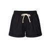 Plus Size Casual Women Summer Solid Color Drawstring Shorts Loose Hot Pants