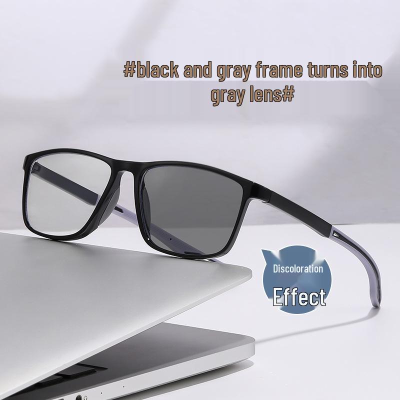 Sporty Photochromic Prescription Glasses - Anti-Impact, Sun Protection, Indoor/Outdoor Use, Anti-Blue Light.