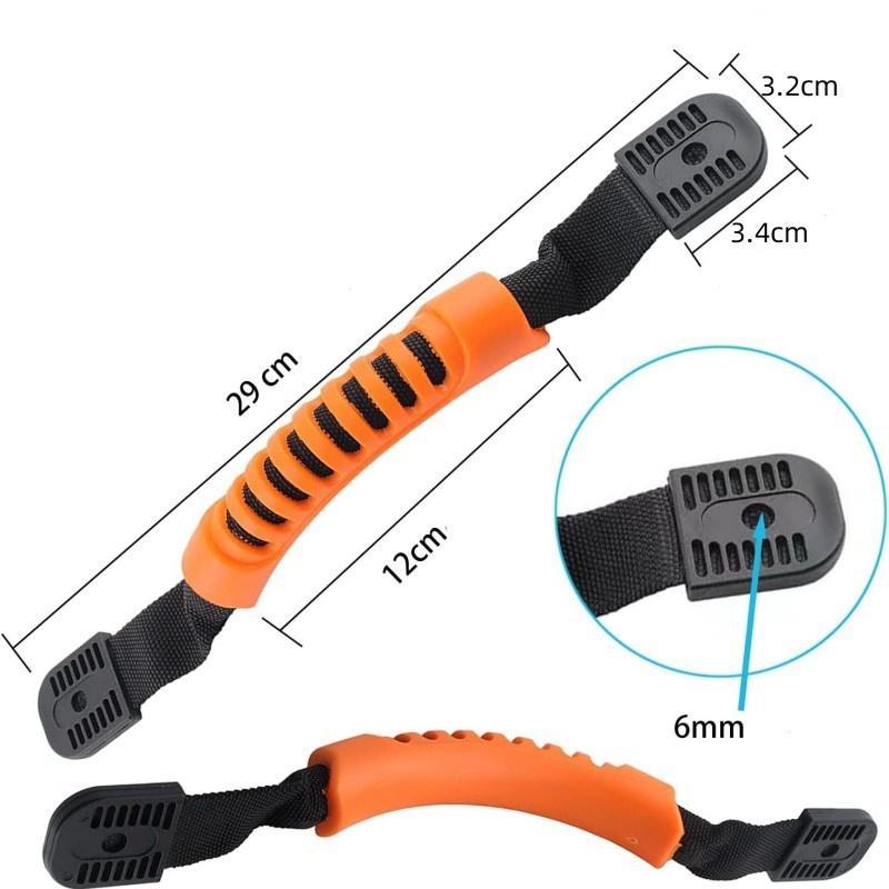 Kayak Carry Handles Non Slip Grip Heavy Duty Nylon Strap For Canoe Raft Boat With Mounting Screws Washers