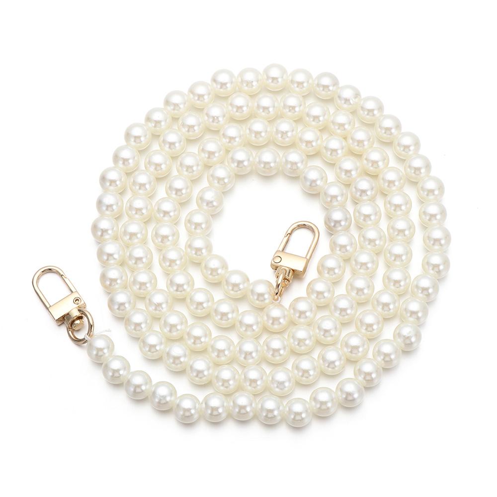 Fashion Pearl Belt Accessories Pearl Strap Bags Handbag Handles DIY Purse Replacement Long Beaded Chain