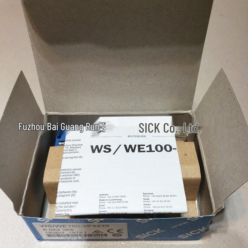 Brand New WS/WE100-2P4439 Sick Sensor Photoelectric Switch In Stock 2P3439