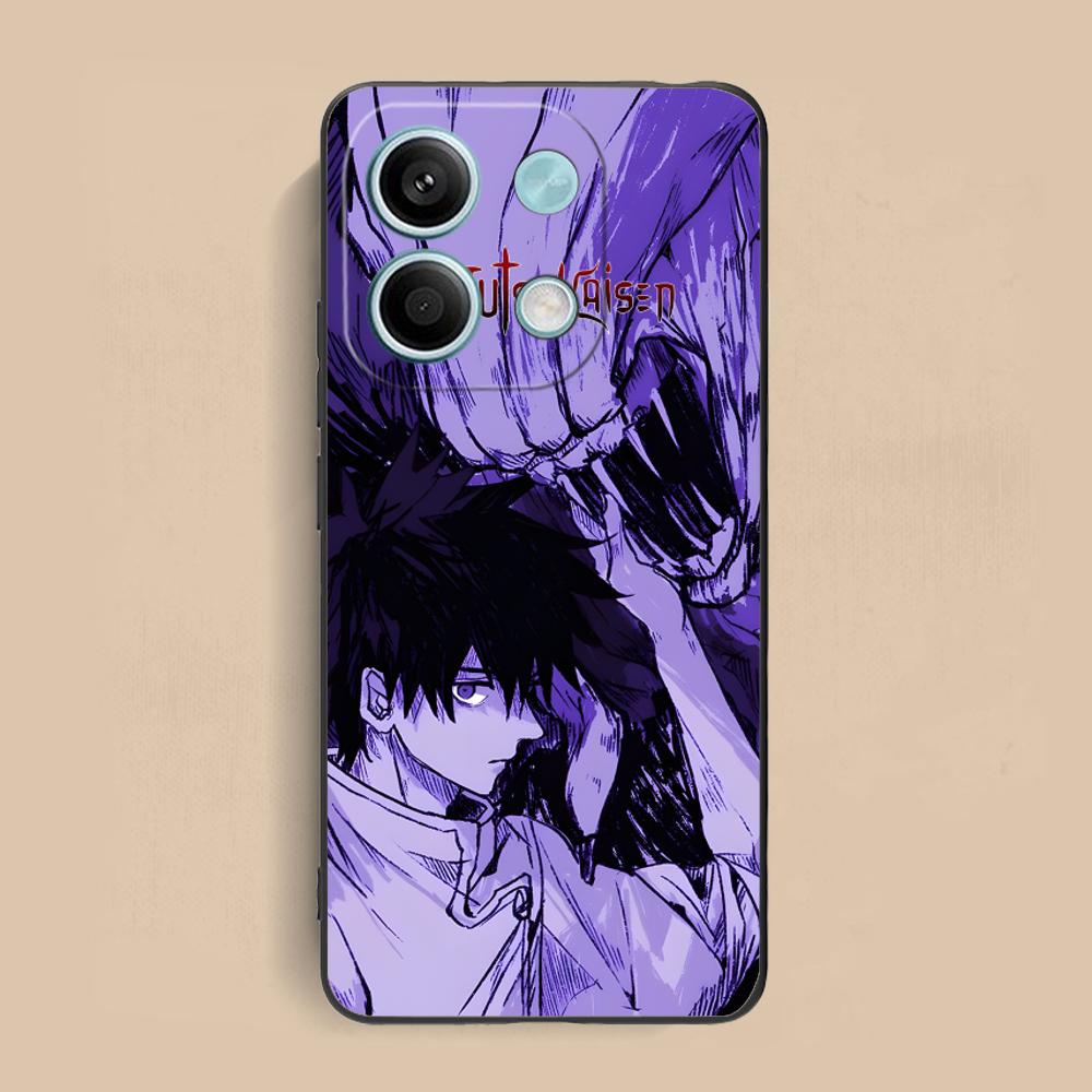 Jujutsu Kaisen Yuta Okkotsu Phone Case for Xiaomi Redmi 15 14 13 12 A5 3 2 1 C Plus 4G 5G Colorful Printing Cover Luxury Pretty
