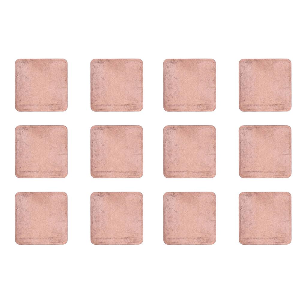 Heatsink Copper Pad Shim Quick Cooling Heat Sink Thermal CPU Cooler Kit for VGA VRAM RAM 0.5mm