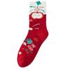Creative Red Socks Soft Blessing Words Socks Chinese Style Zodiac Horse Socks  Lunar New Year