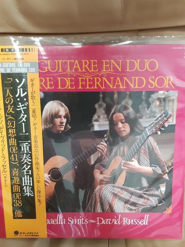 LP Record RAPHAELLA SMITS, DAVID RUSSELL - Guitare En Duo Oeuvre De Fernand So KUX3265V OVERSEAS Japan Classical Used
