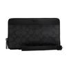 21 Logo Embossed Surround Zip Wallet Men Wallet Black CW375-QBMI5