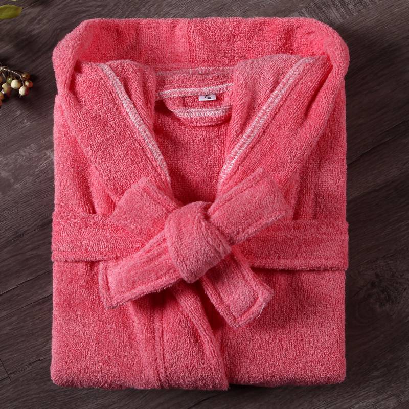 

Summer Bathrobe Kids Boys Robes Children Bathrobe Hooded Cap Soft Velvet Robe Kids Cotton Warm Clothes Baby Lovely Home Clothes L красный