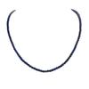 Fashion Simple Natural Lapis Lazuli Small Beaded Neck Jewelry For Women