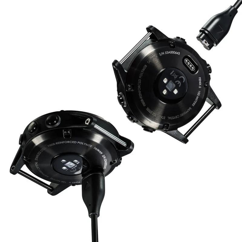 1 m langes USB-Ladekabel für Garmin Fenix ​​5/5S/5X/6/6S/6X/7/7S/8, Vivoactive 3, Forerunner 970/965/935/245/255/265/158