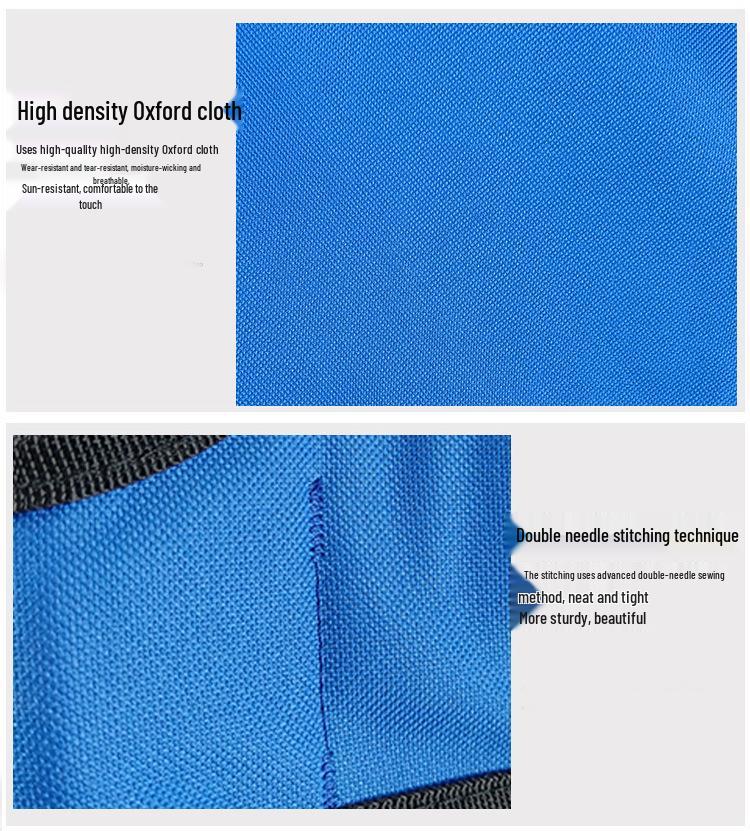 Oxford Cloth Outdoor Cooler Bag with Folding Chair for Fishing & Picnics