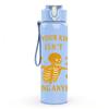 1PC Wheres Your Kindness Skeleton Print 750ml Color Plastic Sports Water Bottle Leakproof Flip Straw Lid Suitable for Sports Office Home Use