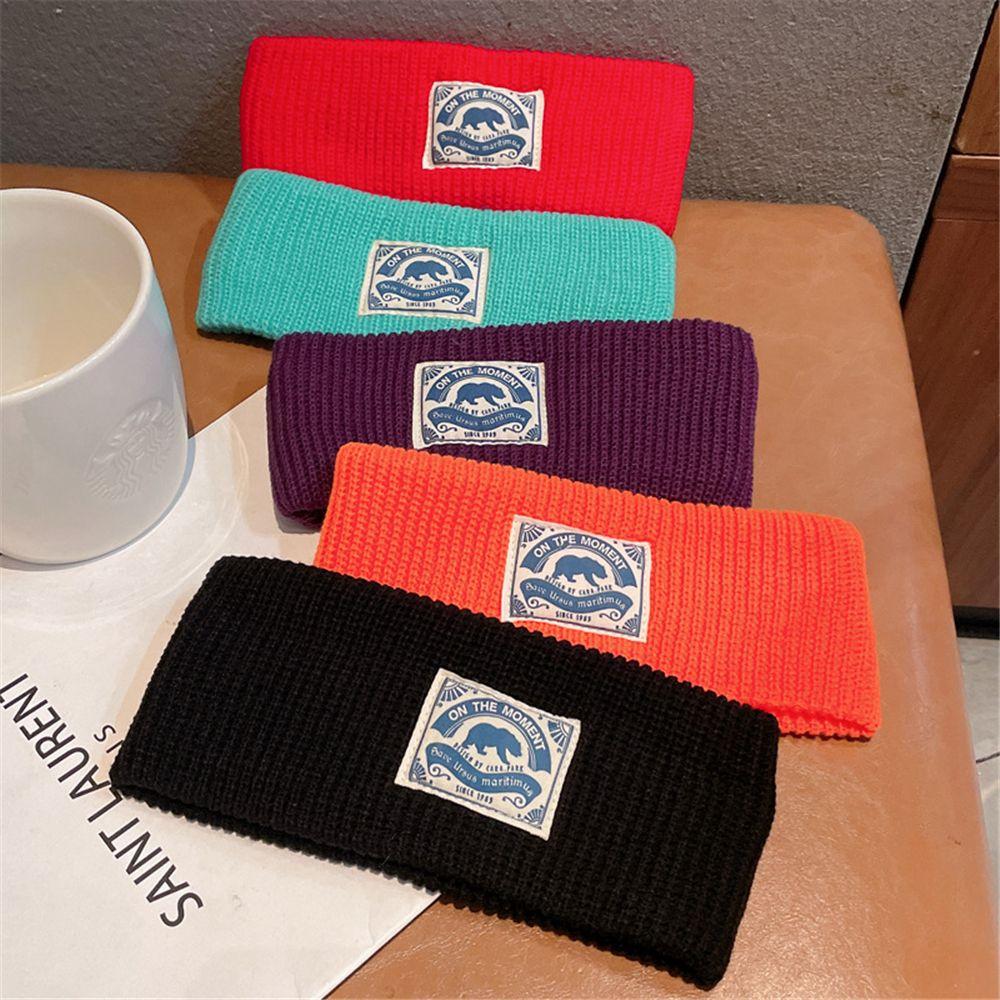 Winter Warm Thicken Soft Stretch Headwear Head Bands Knitted Headband Sports Hair Bands