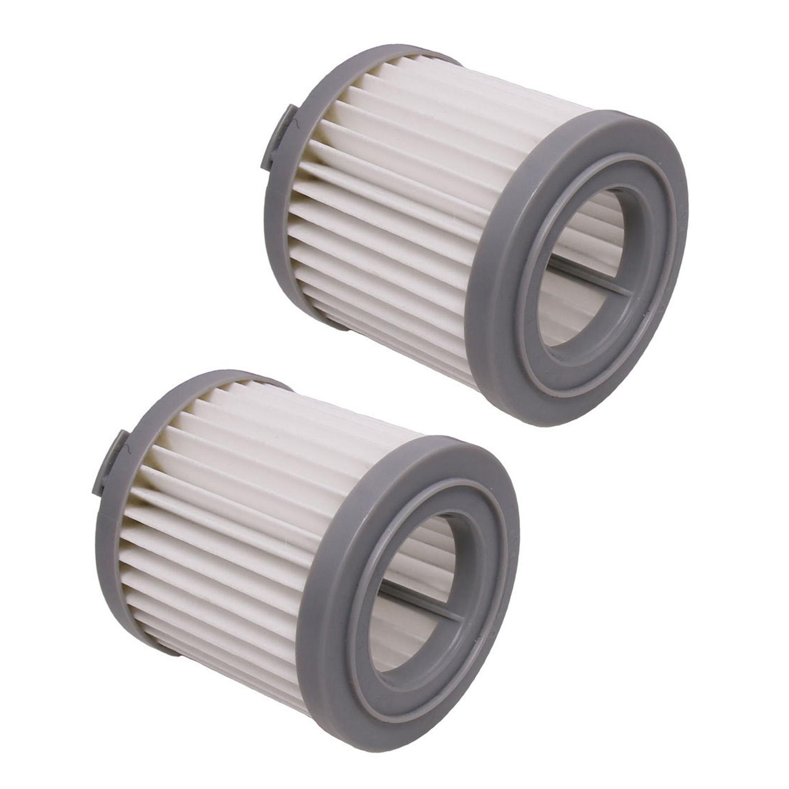 

Упаковка из 2 картриджных фильтров Эффективные фильтры для сбора пыли Запасная часть Подходит для большинства моделей пылесосов для влажной и сухой уборки