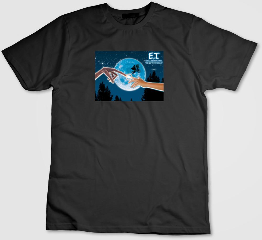 E.T on the moon, Film , Short Sleeve T Shirt Men / Woman G092 S