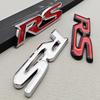 3D ABS Car Sticker Logo RS Letters Rear Trunk Emblem Badge For Chevrolet Road Sport Cruze Camaro Trax Blazer Malibu Accessories