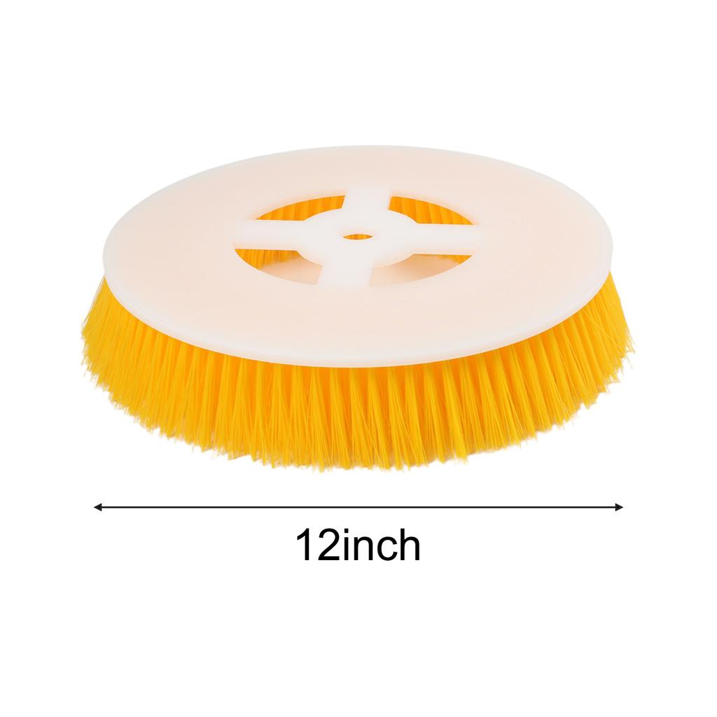 Powerful Electric Scrub Brush For Effortless Floor Cleaning - Nylon Head Solar Cleaning Brush For Outdoor Solar Panel Cleaning