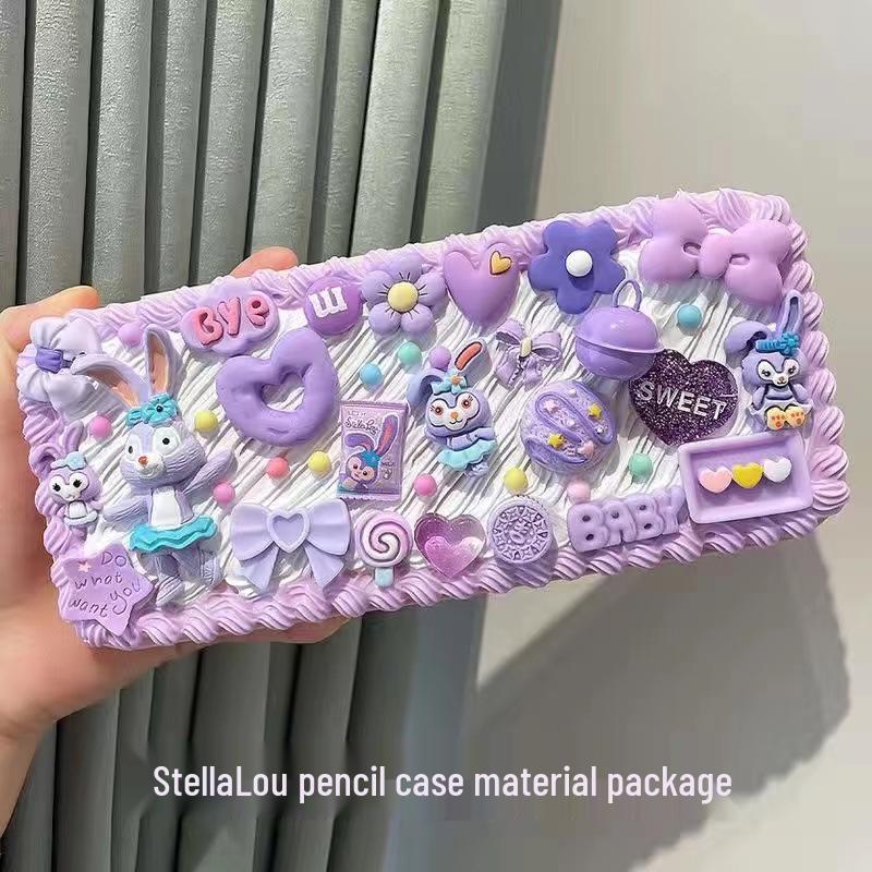 DIY Handgemachtes Cremeleim Stiftebox Set – Kreatives und Niedliches Schüler Schreibwaren Paket