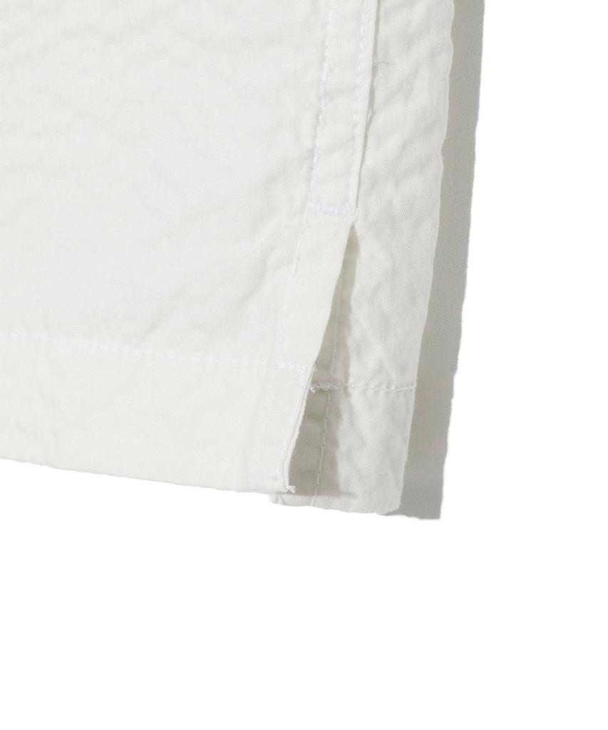 LEE Seersucker Open Collar Short Sleeve Shirt Ivory