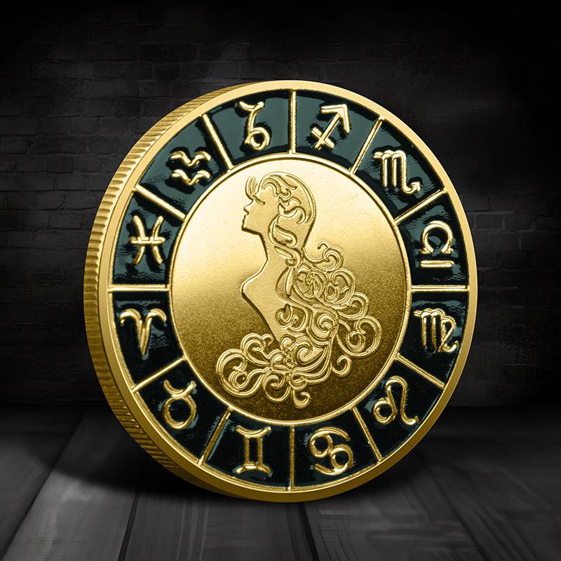 

Памятная медаль Зодиака, Монеты Созвездия, Европейские и американские монеты, Памятные монеты Созвездия, Счастливые монеты, Коллекция Зодиака