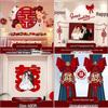 Wedding Decoration Set for Groom's Room & Bride's Bedroom