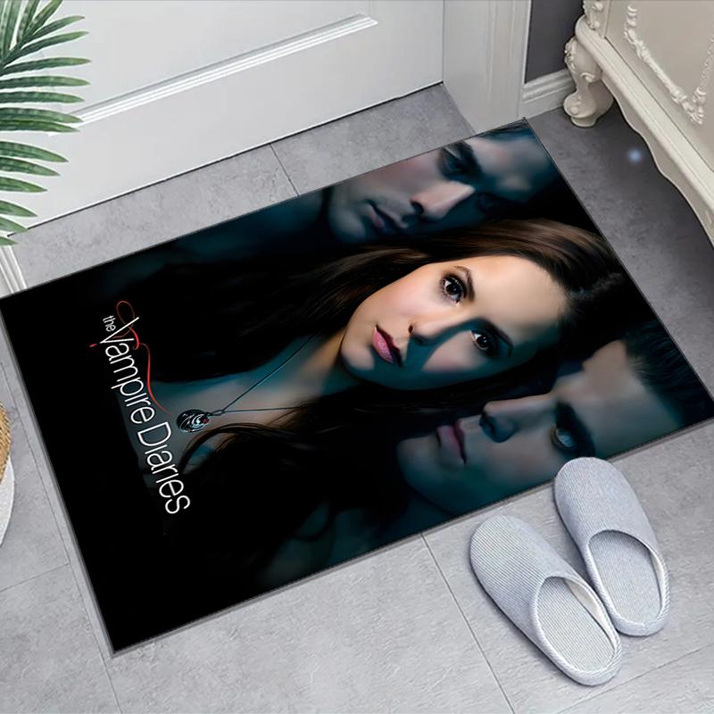 1pc The Vampire Diaries3 Design Area Rug - Non-Slip, Soft & Cozy Floor Mat for Living Room, Bedroom, Office - Indoor/Outdoor Decorative Carpet