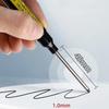 2Pcs Refillable Deep Hole Marker Pen With 15ml Refill Inks 45mm Long Tip Marker For Marking On Wood Ceramic Tile Metal
