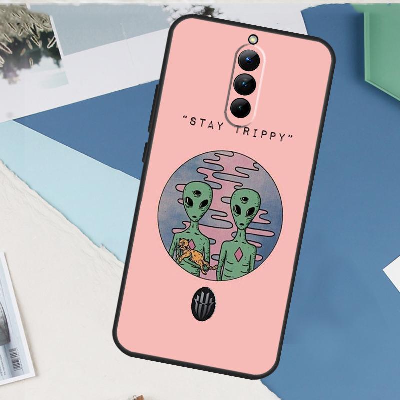 Alien Kawaii Kunsthülle Für ZTE Nubia Red Magic 9 10 11 8 8S 9S 10S Pro Plus 6 7 6S 7S Pro 5G 6R 10 Air Cover